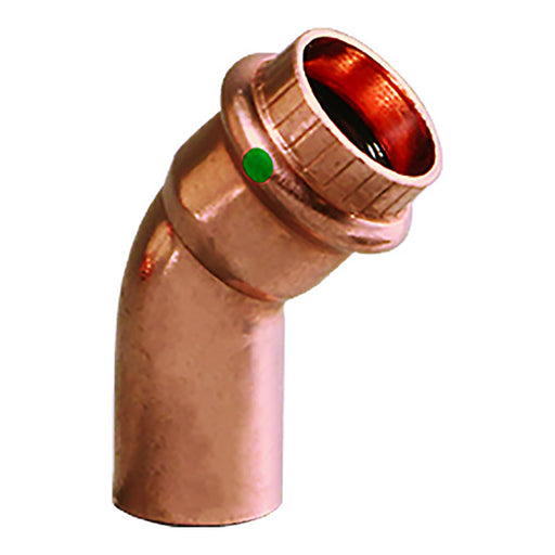 Viega ProPress 3/4" - 45 Copper Elbow - Street/Press Connection - Smart Connect Technology [77053]