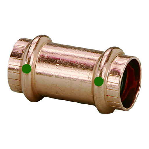 Viega ProPress 1-1/4" Copper Coupling w/o Stop - Double Press Connection - Smart Connect Technology [78187]