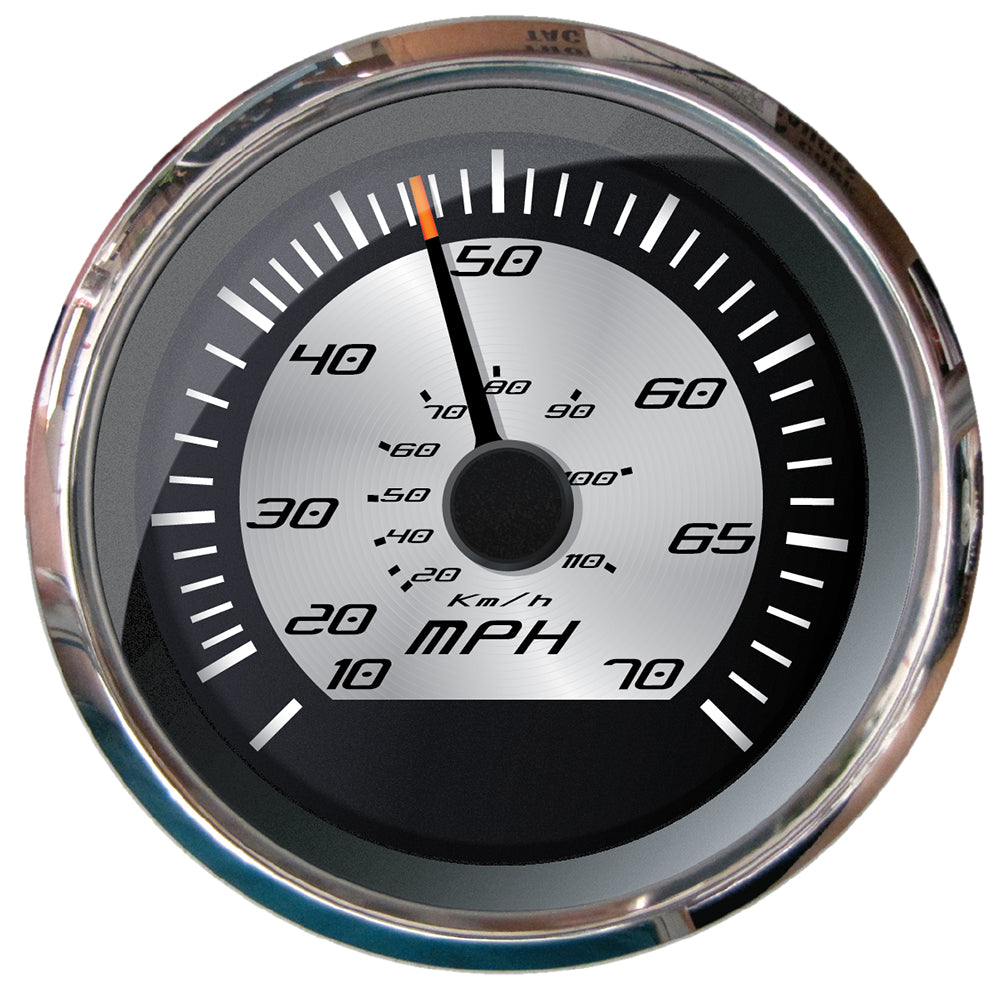 Faria Platinum 4" Speedometer - 70 MPH (Pitot) [22011]