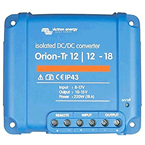 Victron Orion-TR Smart 12/12-18A 18A (220W) Isolated DC-DC Charger or Power Supply [ORI121222120]