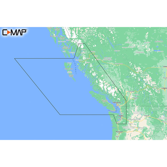 C-MAP M-NA-Y207-MS Columbia  Puget Sound REVEAL Coastal Chart [M-NA-Y207-MS]