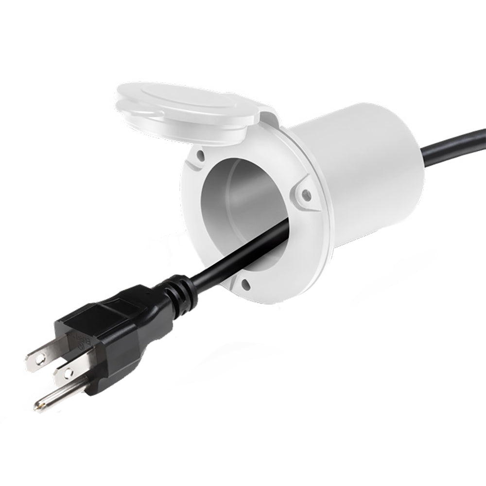Guest AC Universal Plug Holder - White [150PHW] — CE Marine Electronics