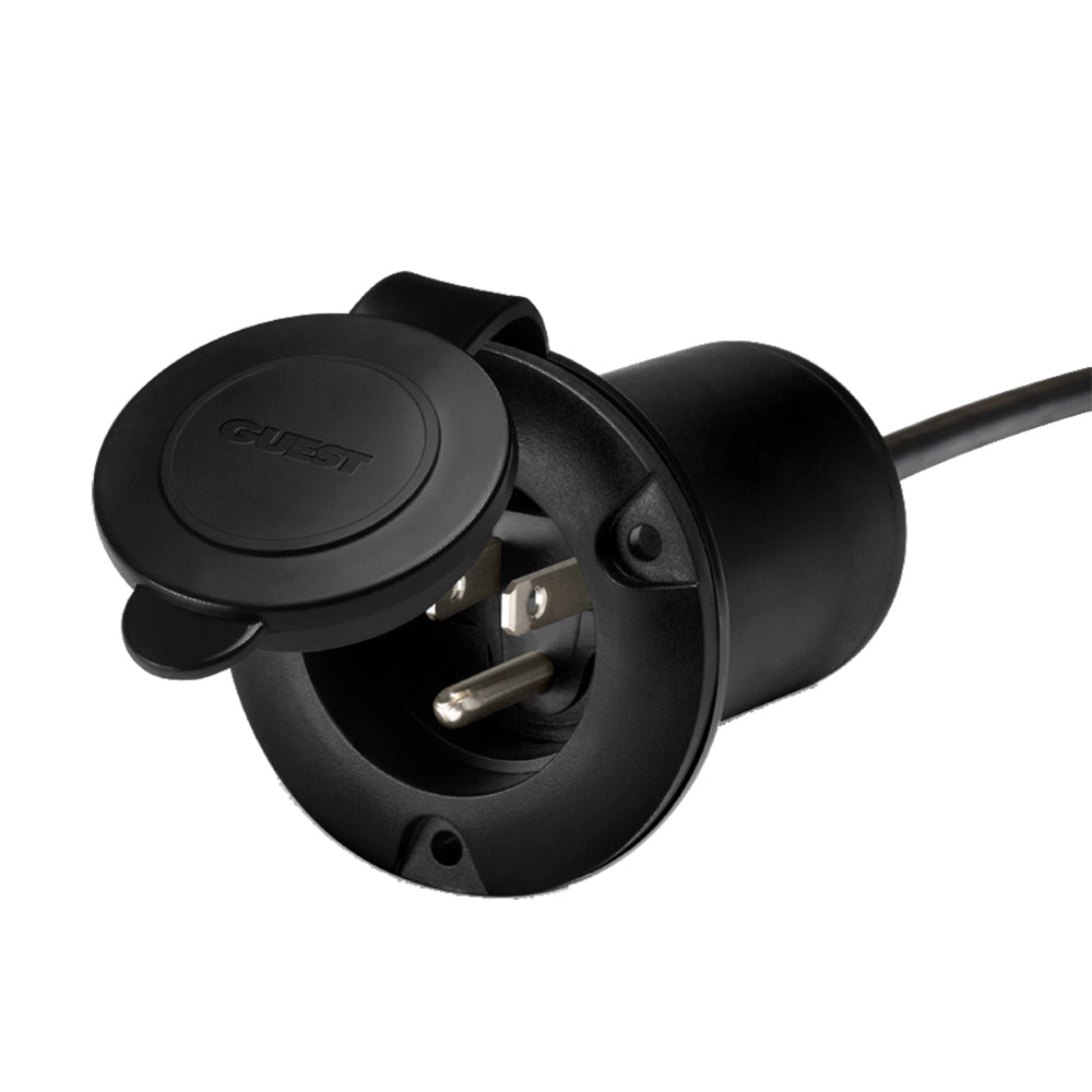 Guest AC Universal Plug Holder - Black [150PHB] — CE Marine