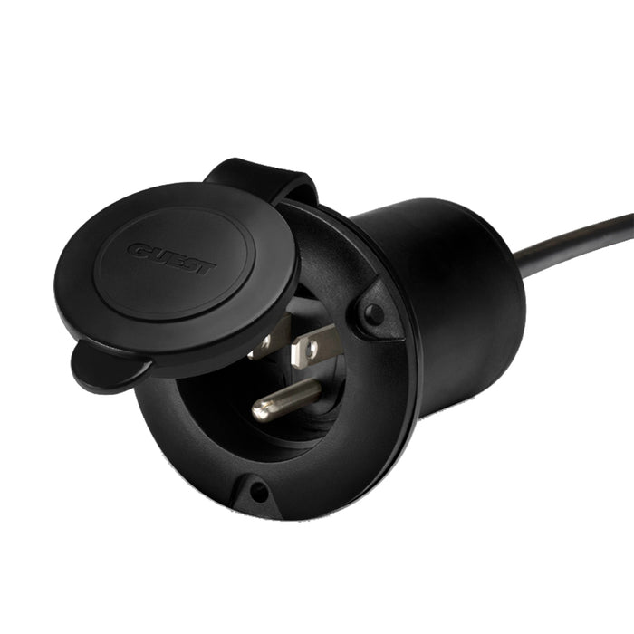 Guest AC Universal Plug Holder - Black [150PHB] — CE Marine Electronics
