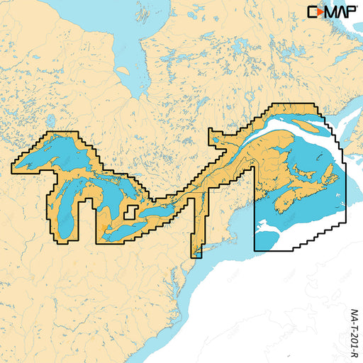 C-MAP REVEAL X - Great Lakes to Nova Scotia [M-NA-T-201-R-MS]
