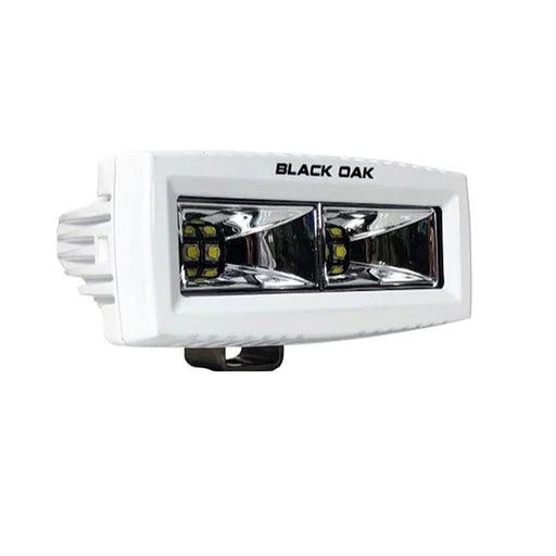 Black Oak 4" Marine Spreader Light - Scene Optics - White Housing - Pro Series 3.0 [4MS-S]